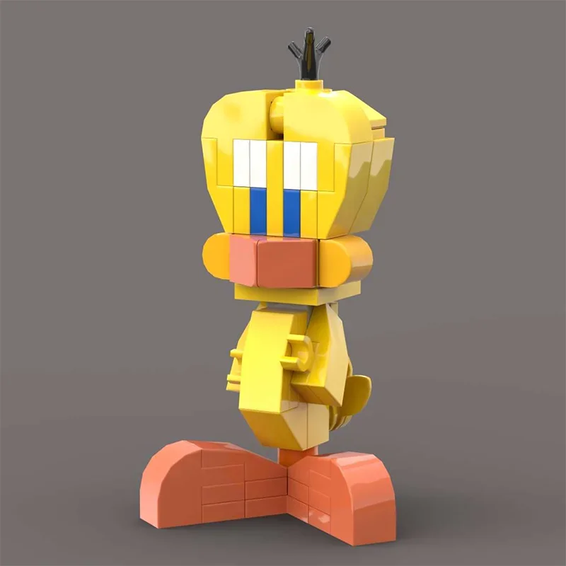 

НОВЫЙ MOC 65 шт., персонажи мультфильмов, утка, развивающие игрушки, детские кирпичные игрушки, строительный рождественский подарочный блок