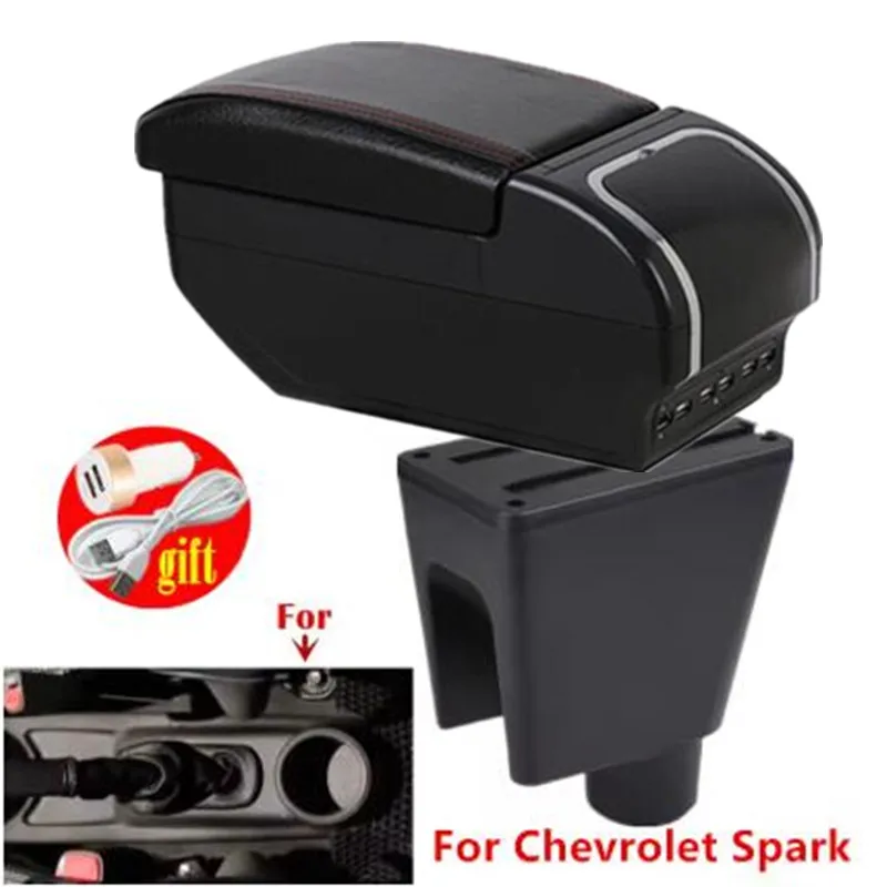 Für Chevrolet Spark Armlehne Box Für Chevrolet Spark 3 III Aveo T200 Auto Armlehne Lagerung Box Gewidmet Innen Auto Zubehör