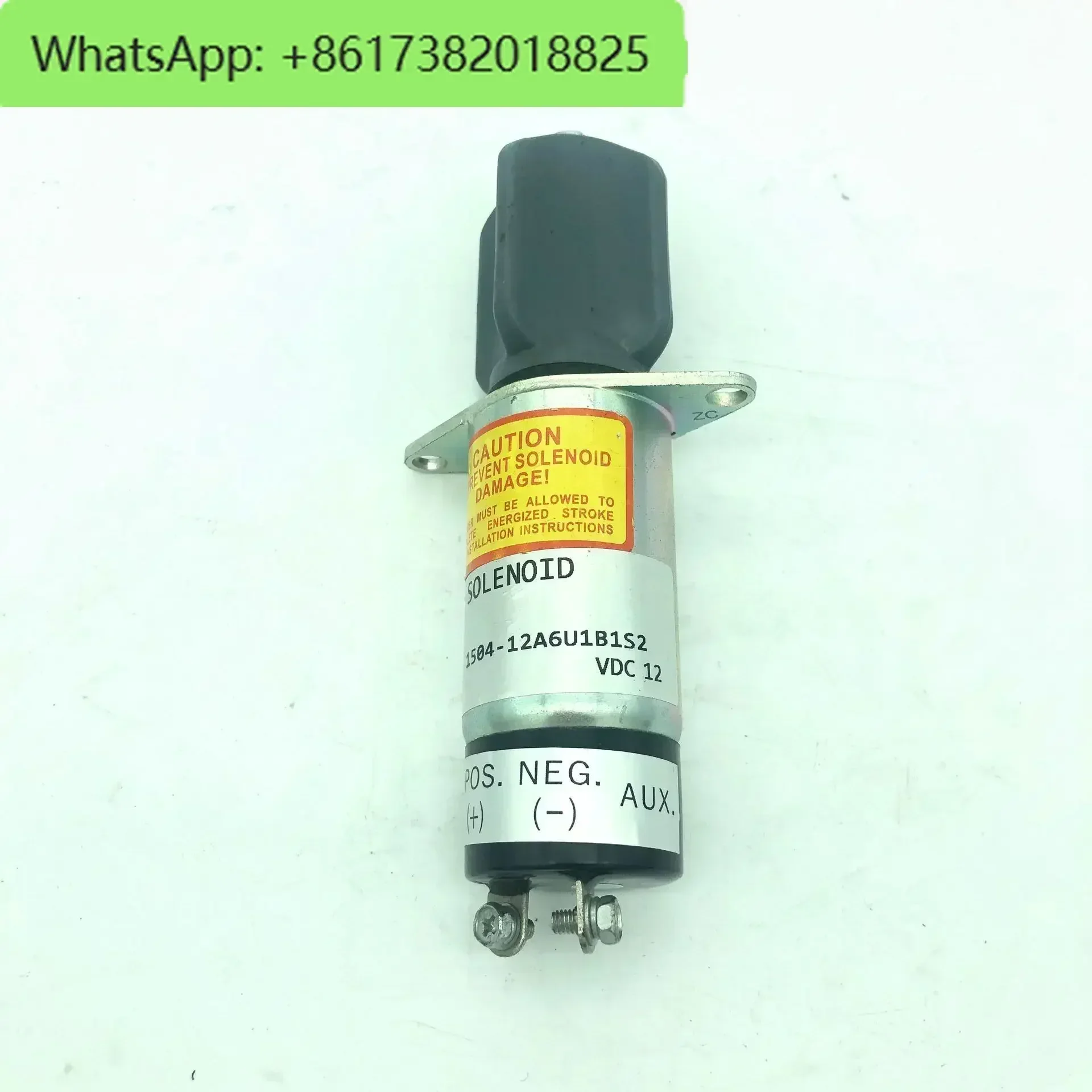 Fuel Cut Down Solenoid 12V 129470-67320 1502-12A7U1B 1504-12A6U1B1S2 1502-12D6U1B1S1A Compatible with Woodward