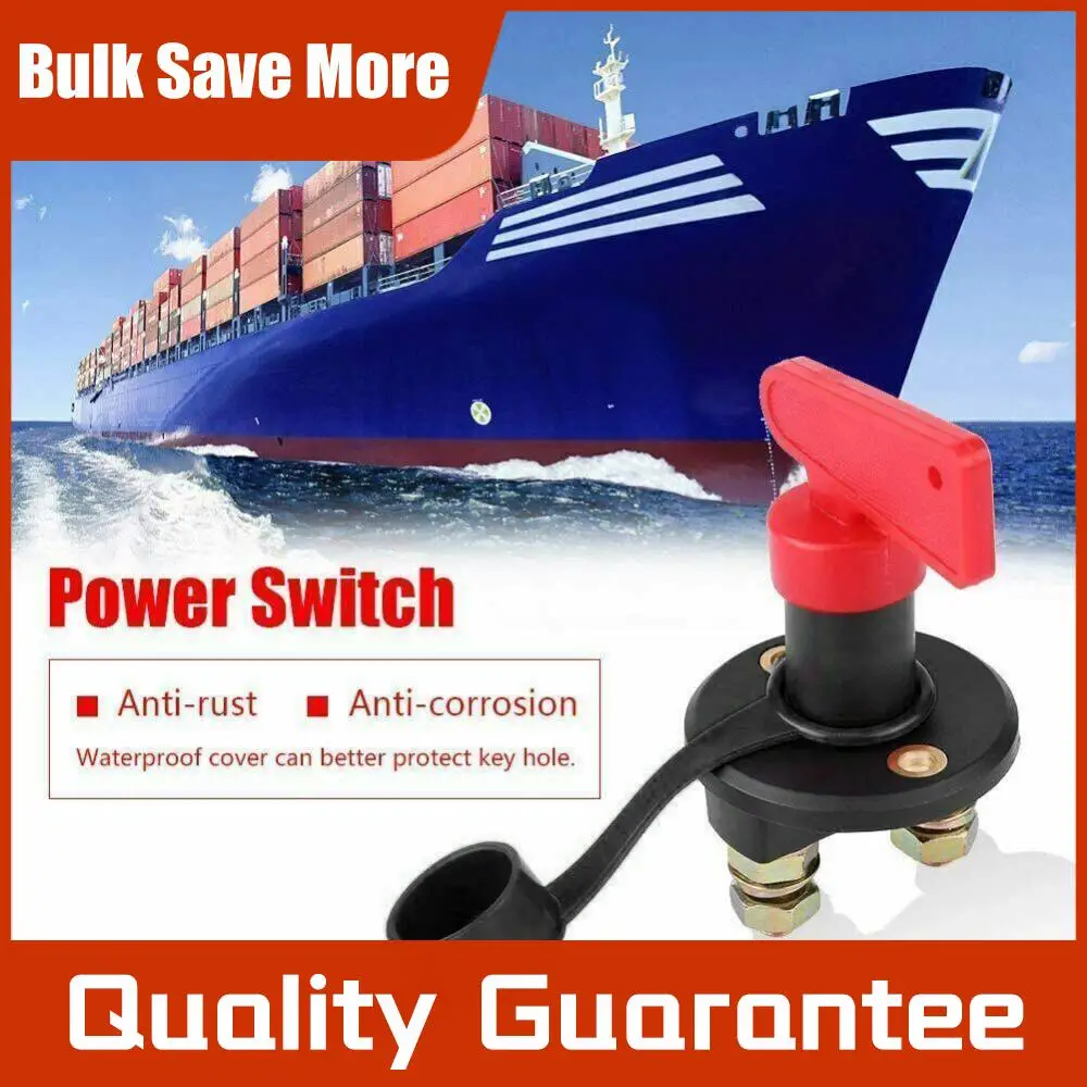 

Универсальный выключатель массы аккумулятора 12В, роторный отключатель питания для автомобилей, грузовиков, лодок, фургонов