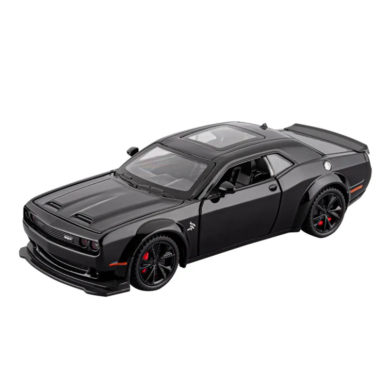 

Car To 1:32 Hellcat Model Simulation Alloy Sports Car Sound and Light Pull Back Four Door Toy Wholesale