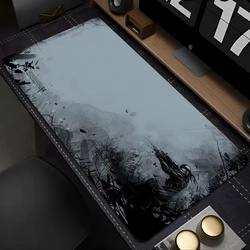Metal Gear Solid Mouse Pad Large Anime Gaming Mousepad Laptop Accessories Gamer Cabinet Keyboard Rug XXL Desk Mat Rubber Carpet