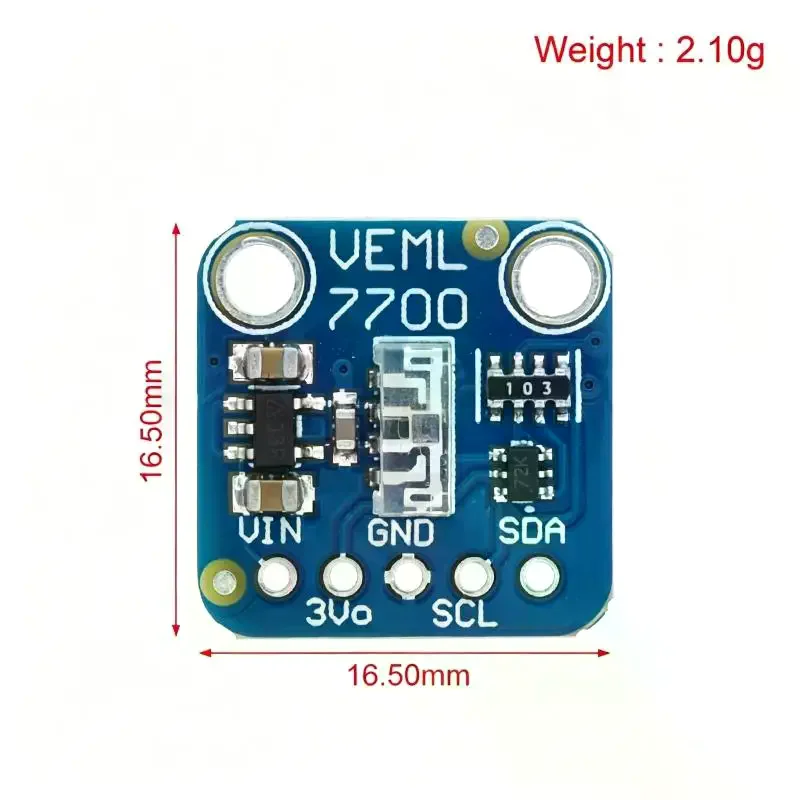 New！1 Set 120k Lux Light Measuring Sensor Board VEML7700 Ambient Light Sensor Module 3.3V 5V I2C IIC Interface For Raspberry Pi