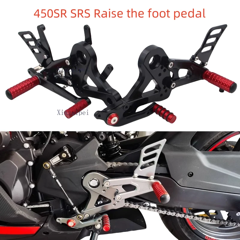 

For CFMOTO 450SR 450SRS Elevate the foot pedal CF400－6－9 modify competition move backwards increase height adjustable foot pedal