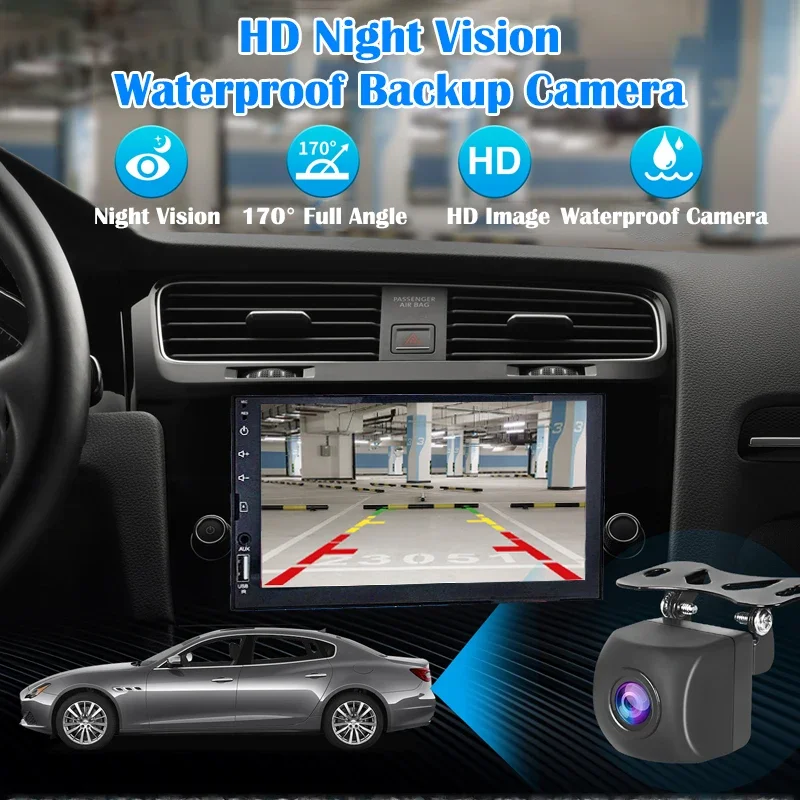 7 Inch Car Radio Touch Screen Vehicle Media Player, Wireless Mobile Phone Interconnection,Phone Mirror Link Car Stereo Head Unit