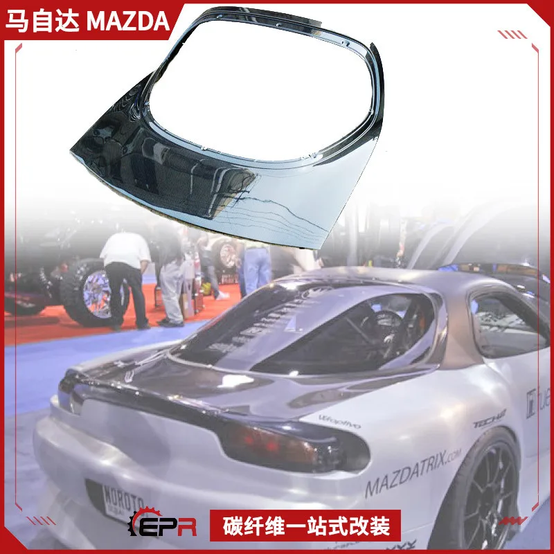 

Applicable Mazda Mazda RX7 FD3S carbon fiber modified original trunk lid rear luggage trunk lid replacement