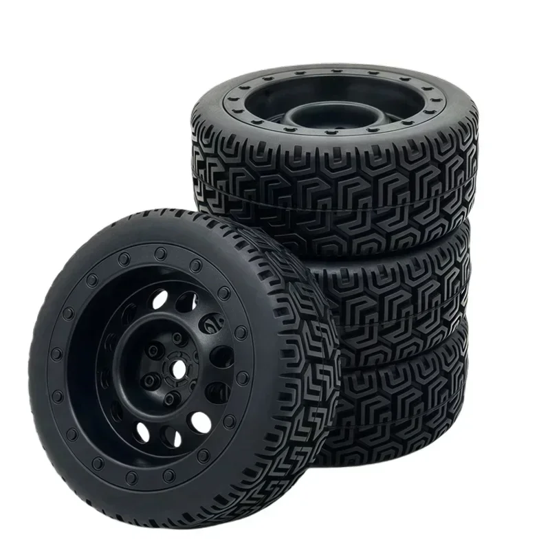 RC Model car 1/10 flat running road racing tire TT01 strong grip and wear-resistant 70MM nylon hub