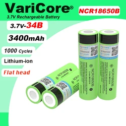 LiitoKala New Original NCR18650B 3.7v 3400mAh 18650 Lithium Rechargeable Battery 4.2v For Flashlight Energy storage batteries