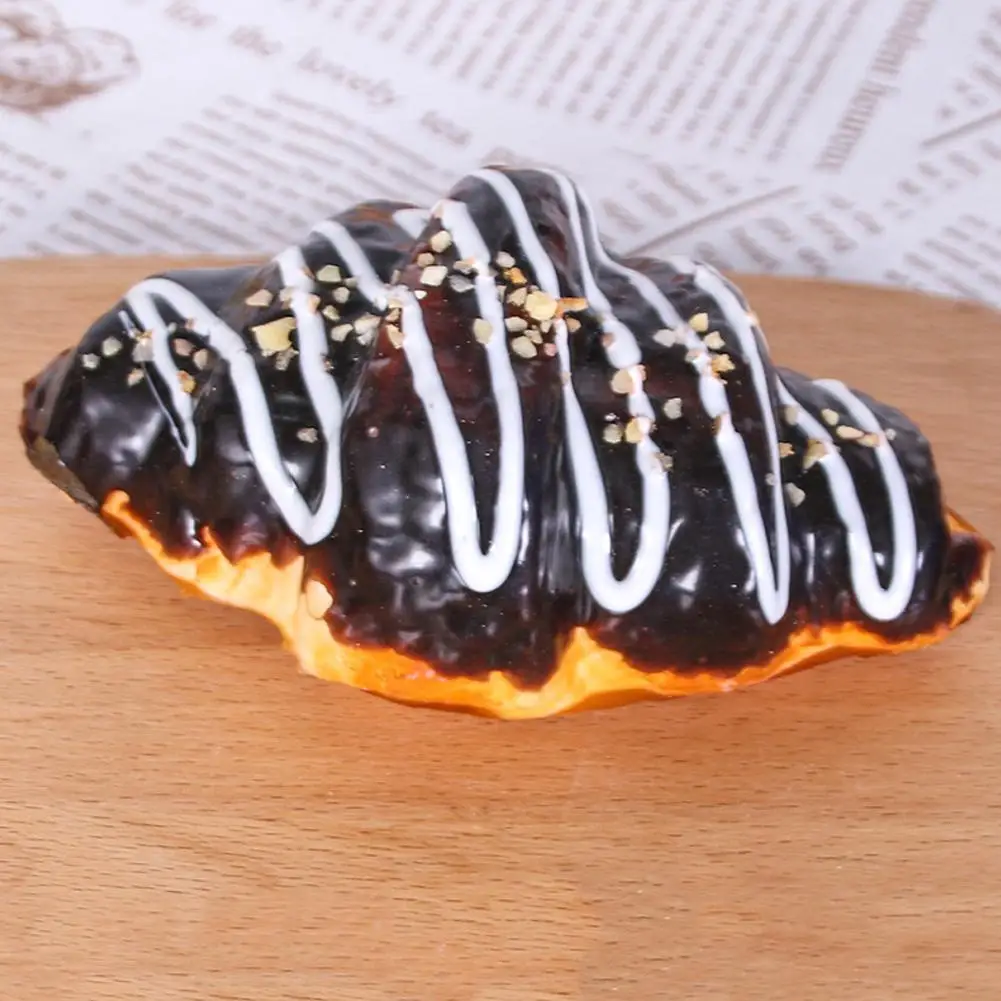 

Мягкая игрушка-круассан с медленным посадкой, имитация пекарни, средство для снятия стресса, реалистичная фигурка хлеба, декор стола