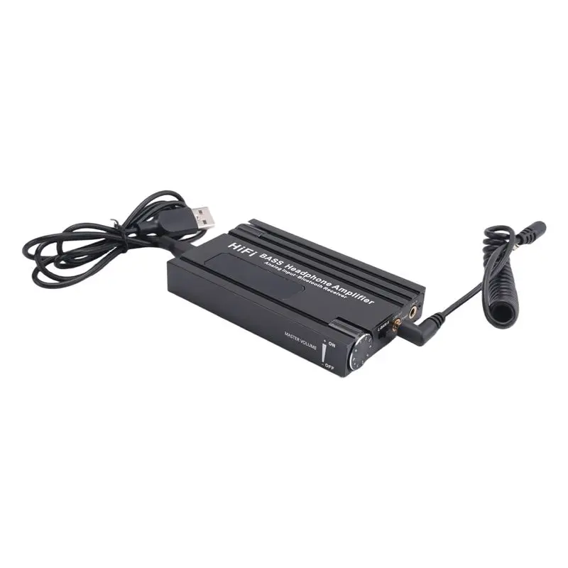 

LXYB18B Hi-Fi Bluetooth-усилитель для наушников, портативный Hi-Fi усилитель для наушников с регулятором громкости басов для MP3/MP4/телефонов/цифровых плееров
