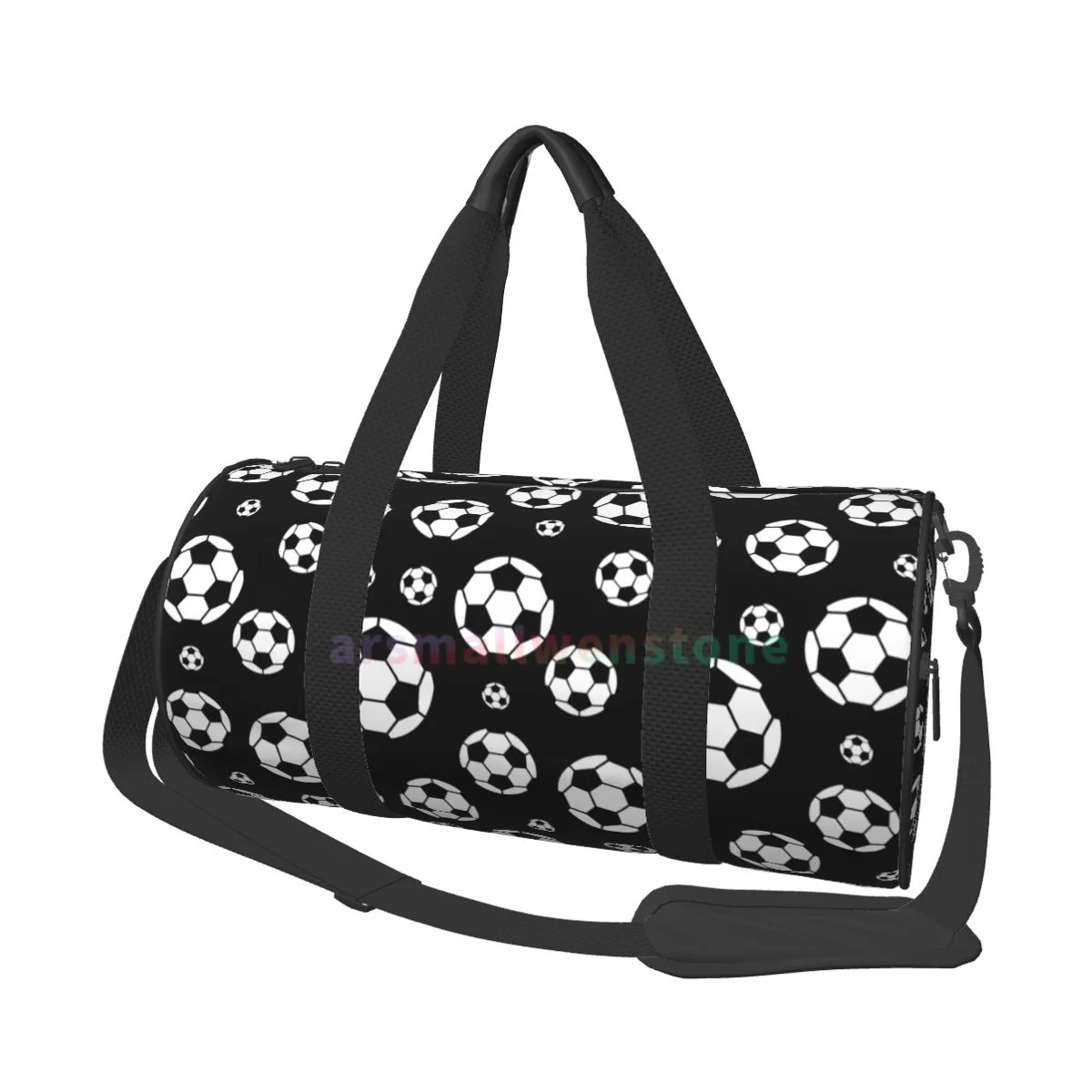 Football Yoga Bag Workout Durable Backpack Handbags Round Outdoor Fitness Bags Travel Duffle Bag