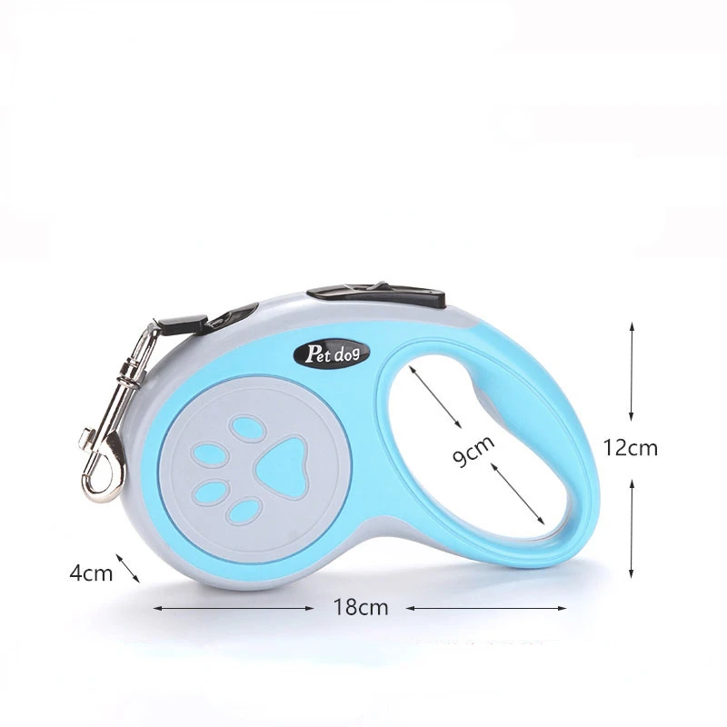 3m Nylon Dog Leash Automatic Retractable Durable Cat Lead Extending Puppy Walking Running Traction Roulette For Small Dogs