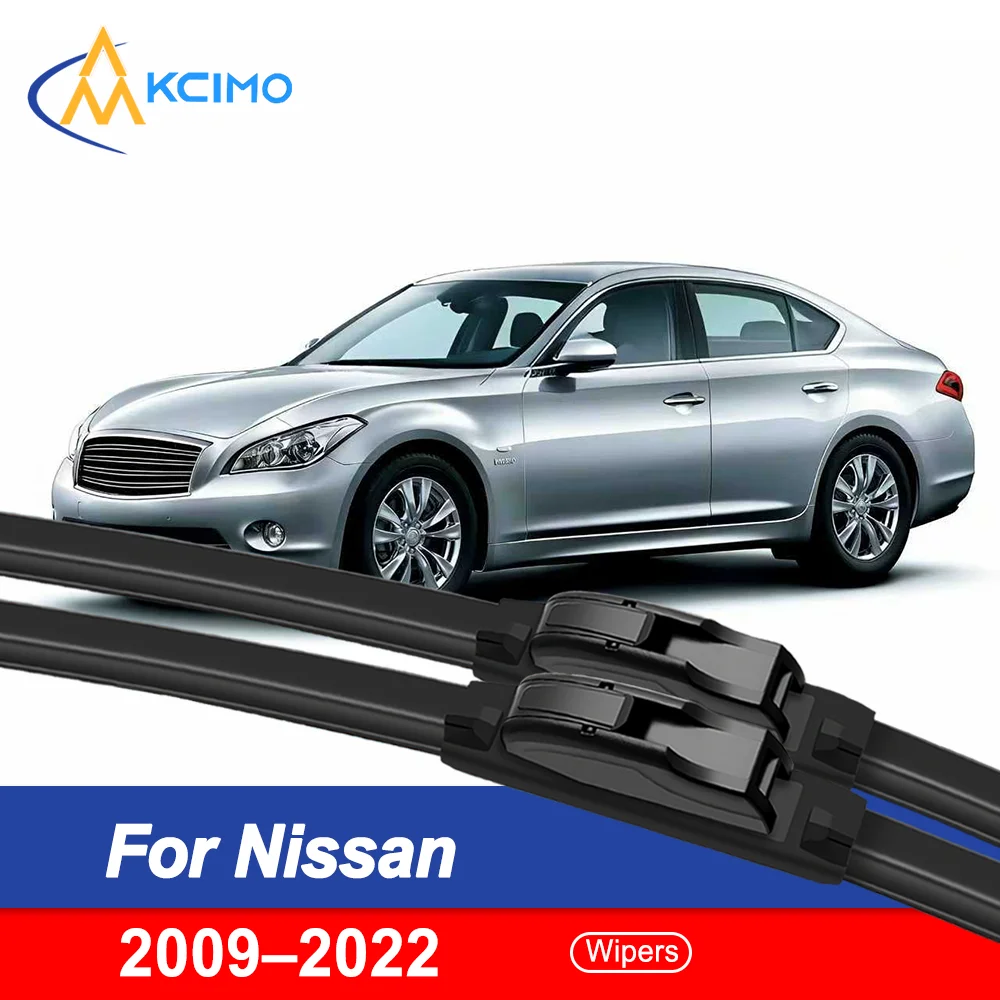 

Refined Wiper Blades for Nissan Fuga Y51 (2009–2022) – Frameless, Silent, Teflon-Treated
