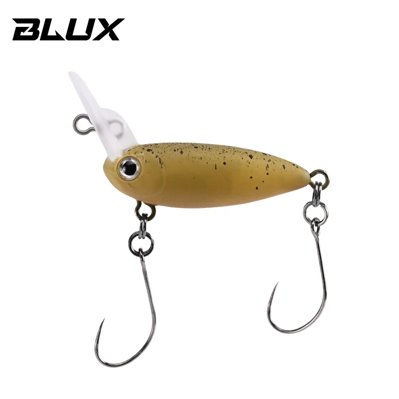 BLUX MANGO S Kurbelköder 2,7 g 30 mm Bereich Forelle UssA Wobbler über dem Kopf Lippe Kurbel Angelköder Süßwasser künstlicher harter Köder