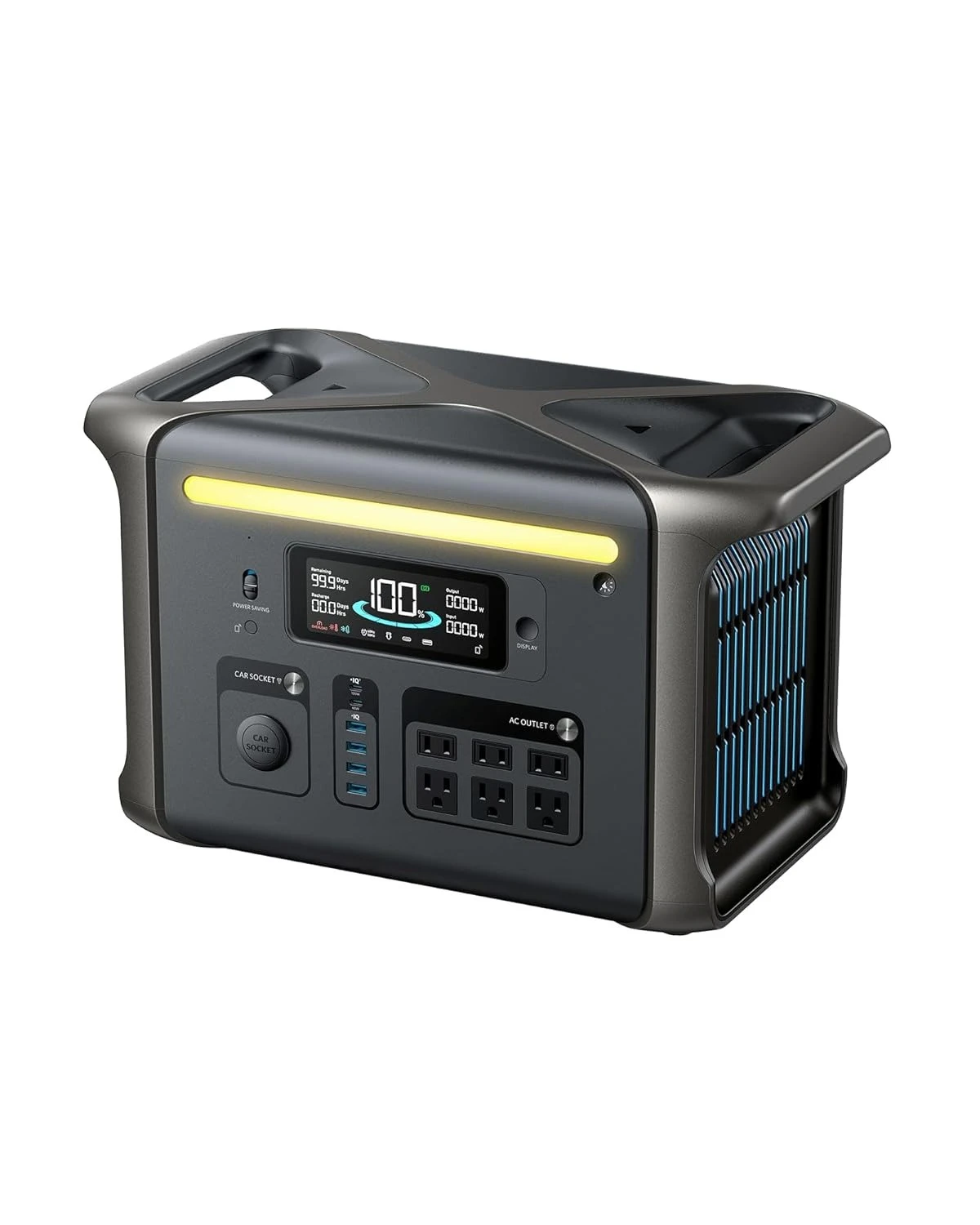 

F1500 Portable Power Station, 1800W Solar Generator, PowerHouse Design, 1536Wh Battery Generators for Home, Customized