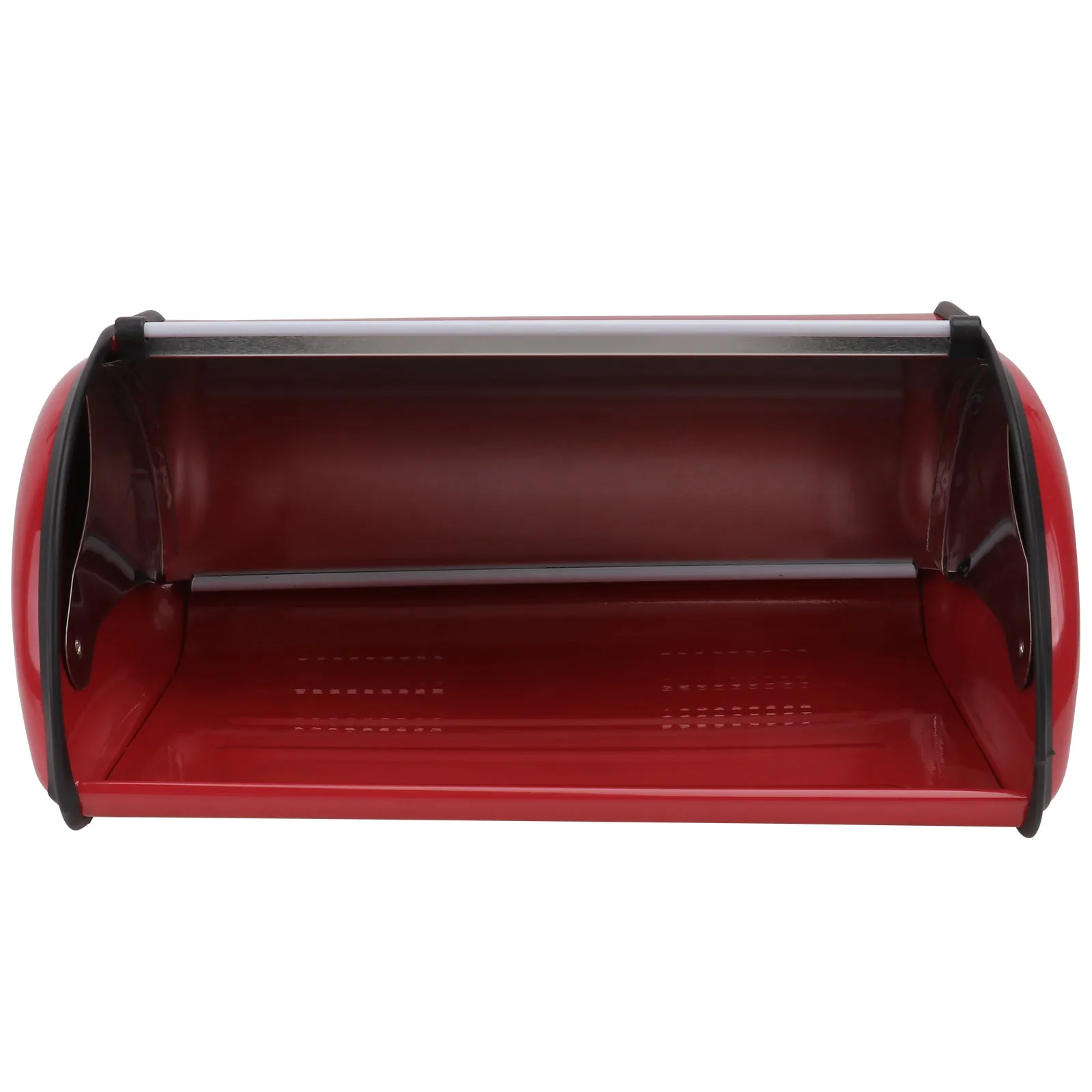 

Bread Box Food Containers Storage Holder Kitchen ganizer Red Bin Metal Plastic Practical Storing Snacks Fruits