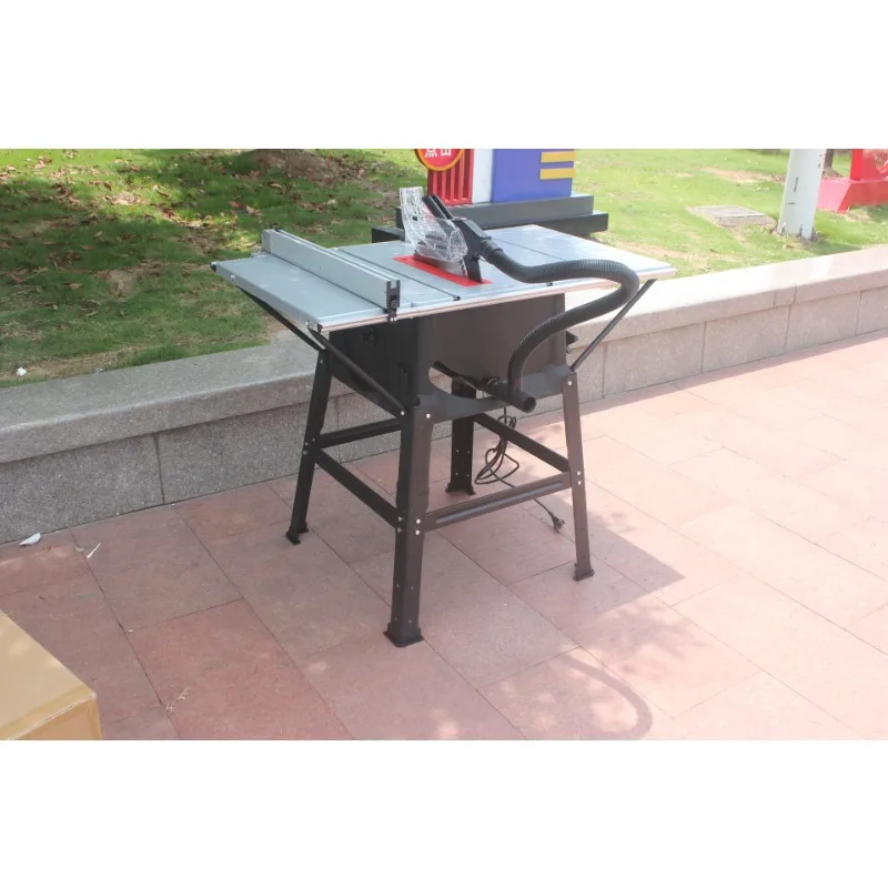 Serra de mesa multifuncional para carpintaria, 10 polegadas, cortador de mesa, ferramenta elétrica, decoração, motosserra sem poeira