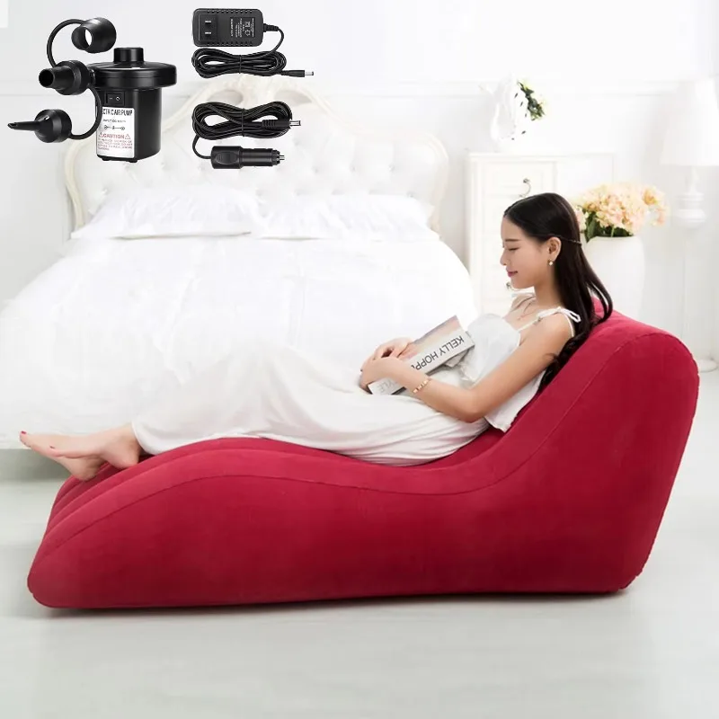 

Modern Design Air Leather Sofa Chairs Inflatable Sofa Pump Inflatable Corner Sofa