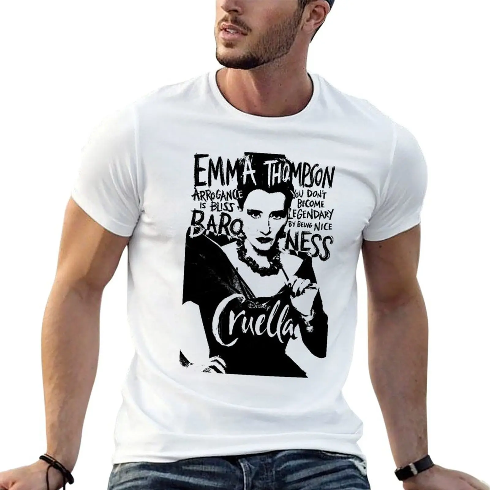 

Cruella Emma Thompsons Baroness T-Shirt funny t shirts man man t shirts graphic T-Shirt