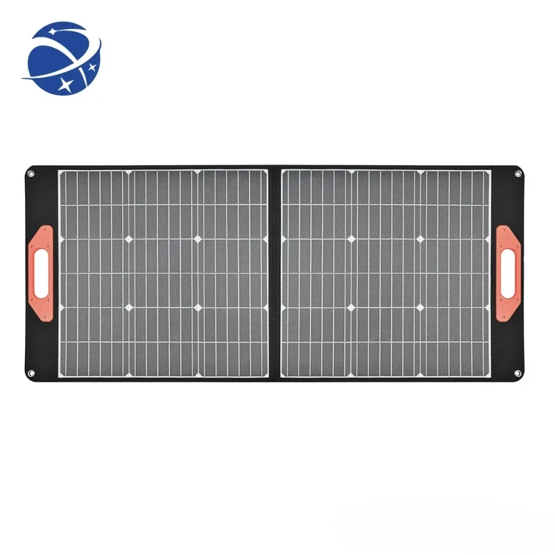 YYHCPlegable Panel Solar 100W Monocrystalline Silicon Portable Foldable Solar Charger Sarj Aleti Portatil Solar Panou Portabil