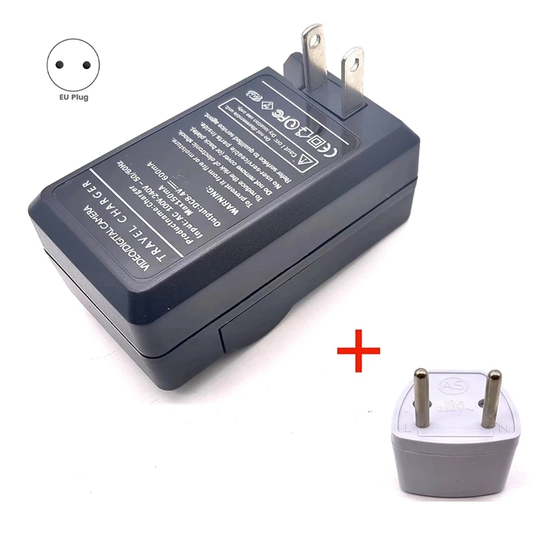 BLB13 Camera Charger Travel Charger For Panasonic DMC-G1 GH1 GF1 DMC-G2 G2W DMC-G10 Durable EU Plug