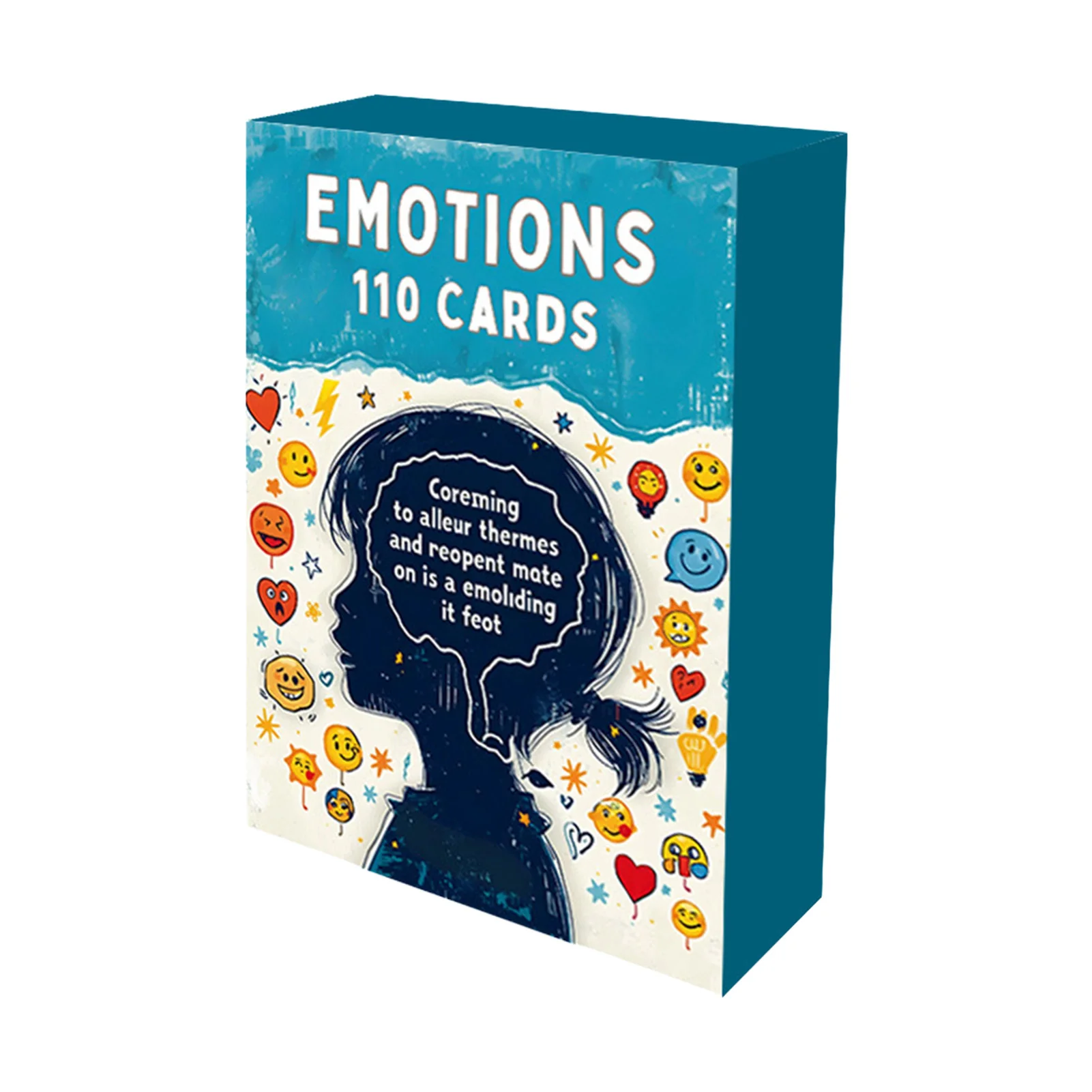 Emotions 110 Cards Mental Health Education Tool For Emotional Recognition And Psychological Counseling Training