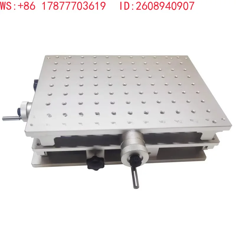 Marking machine hand cranked translation two-dimensional worktable XY displacement table