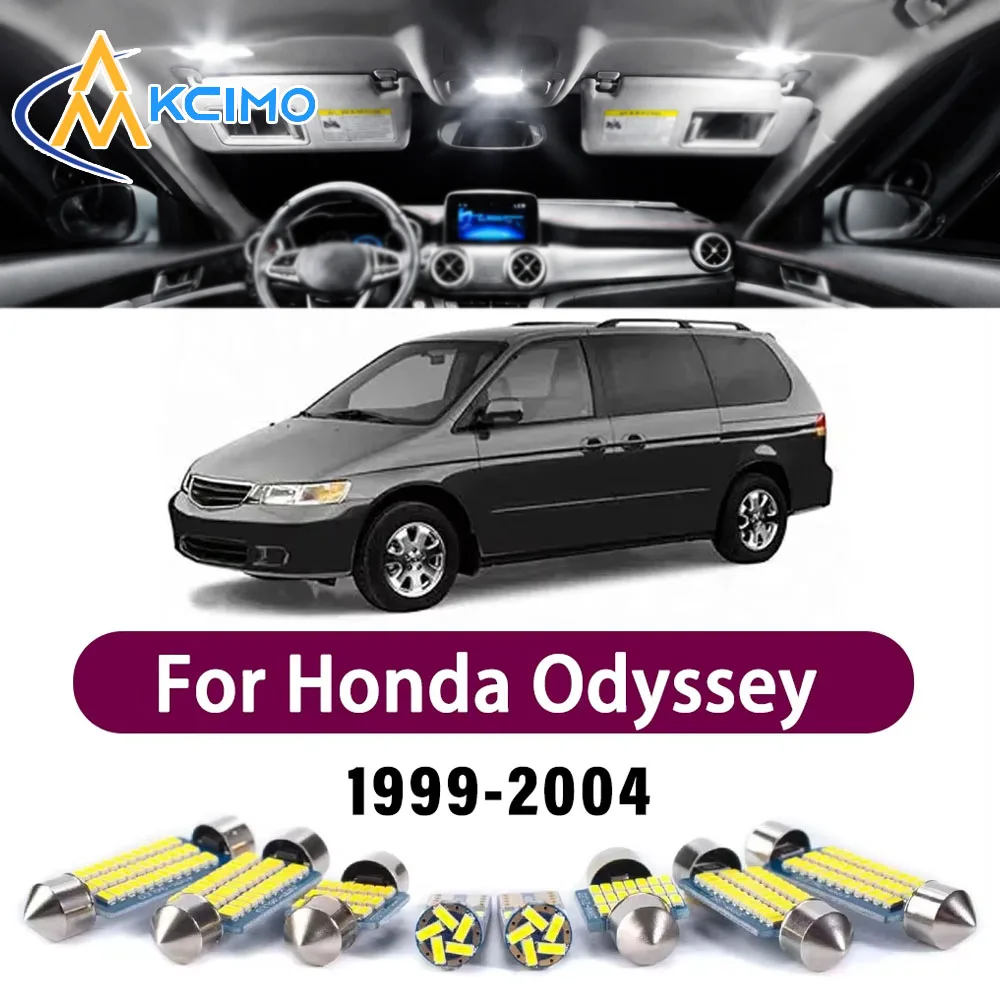 

Error Free LED Interior Light Kit for Honda Odyssey 1999-2004 Premium Bright Dome Trunk Mirror Reading Lamps Canbus