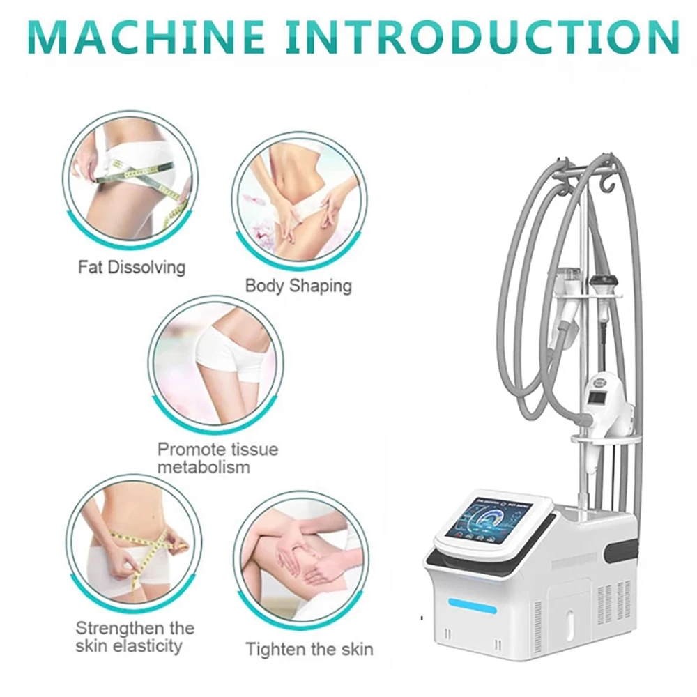 

2024 Best V8 Vacuum Roller Slimming Machine Portable 4 IN 1 Body Shaping Fat Cellulite Remover Weight Loss Machine