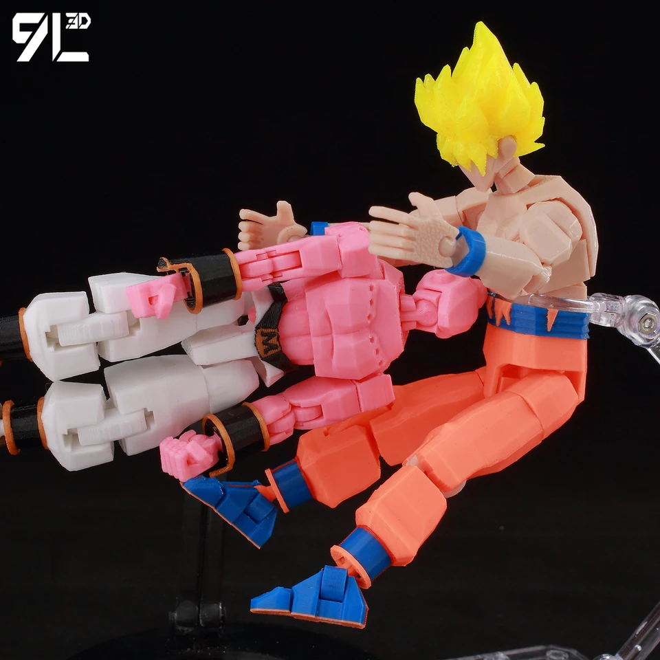 9L3D プリント多関節関節ドラゴンボール悟空シリーズフィギュア