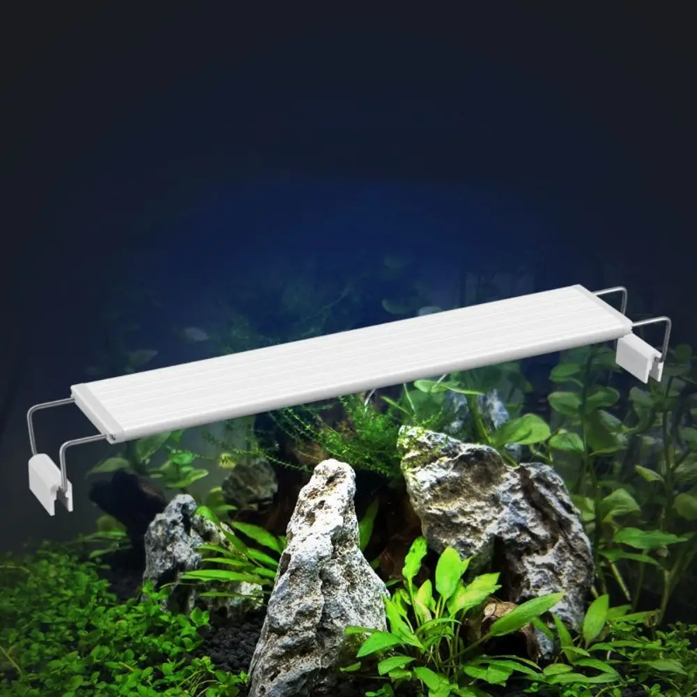 Aquarium Accessory Extensible Fish Tank Light Super Slim Waterproof Aquarium Light Energy-saving with Clip LED Light Stand Home