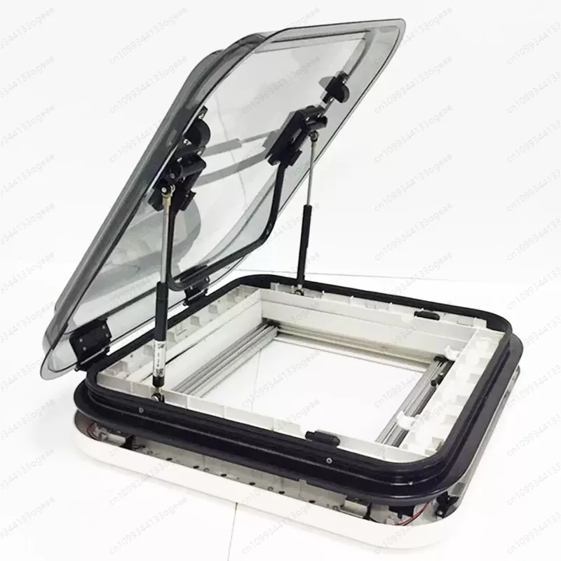 New RV sunroof modification accessories acrylic double-layer thickened roof ventilation window