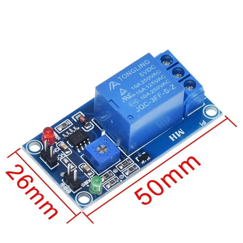 Module de commutation de commande de capteur de pluie, module de relais d'humidité avec retard, capteur de goutte de pluie sur 5V, 12V