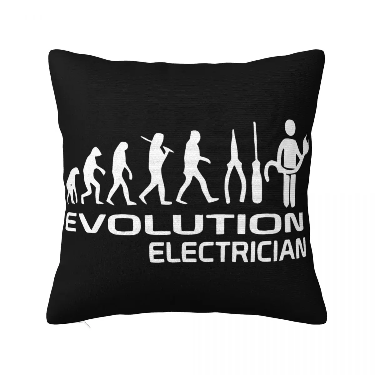 Evolution Of Funny Electrician Men's Gift Plus Size And Color Brand Sca Pillow Case