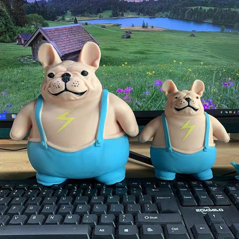 Juguete Antiestrés con forma de Bulldog Lightning para niñas y niños, pelota sensorial para aliviar la ansiedad, 1 unidad