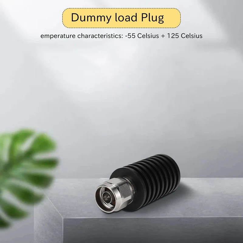 Imagem -04 - Conector Macho Coaxial do rf n Tomada de Carga Manequim 25w Pequeno 50 Ohms Dc3ghz