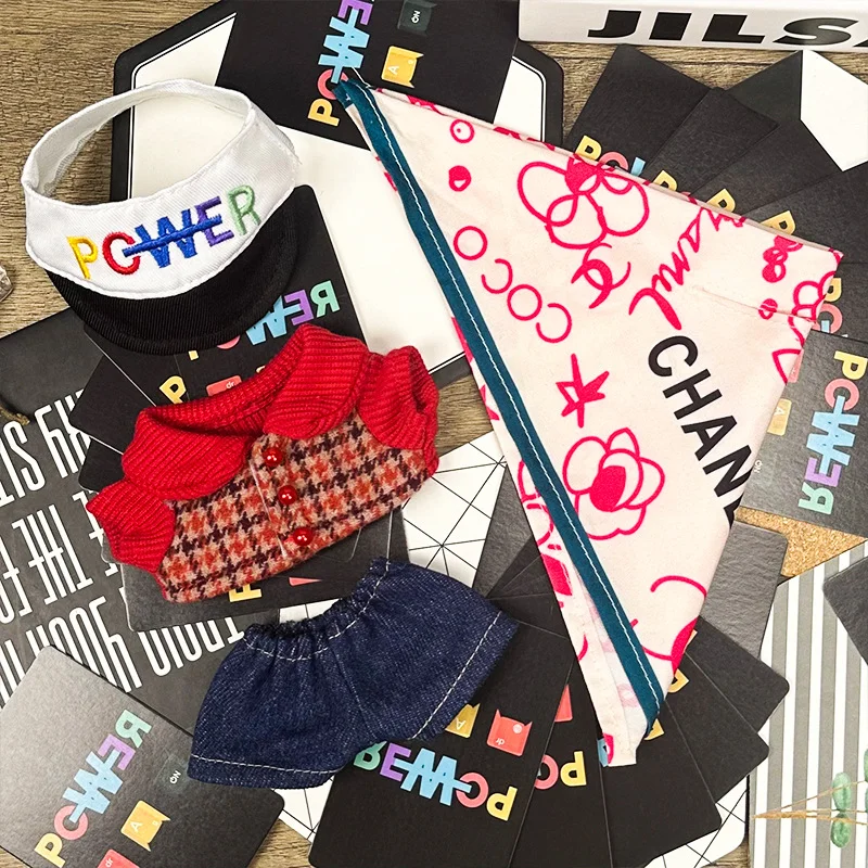 17cm Gd same Clothes For Labubu Doll Clothing Accessories Concert crown hat accessories Style