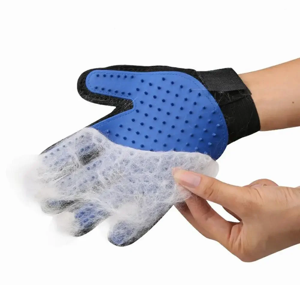 Pet Grooming Gloves for Cats Dogs Pet Brush Glove for Cat Dog Hair Remover Brush Dog Deshedding Cleaning Combs Massage Gloves