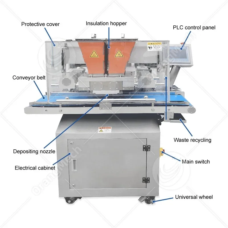 Лучшая цена, автоматическая машина для производства шоколада с одним выстрелом, машина для депозитора шоколада