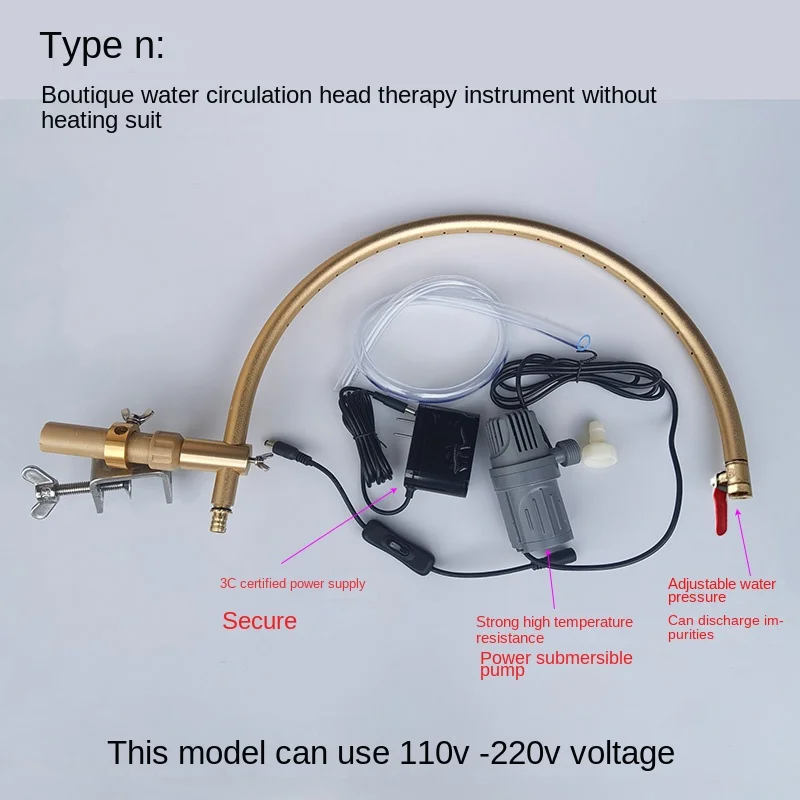 Imagem -04 - Mobile Water Circulation Head Massager Flushing Bed For Hair Salon Shampoo Chair