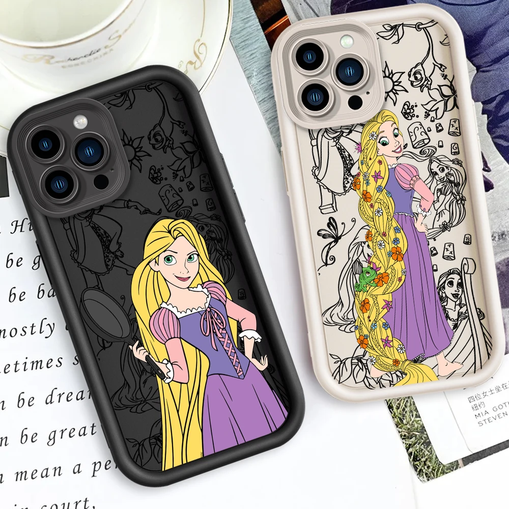 

Disney Princess Beautiful Eye Ladder For Apple iPhone 16 15 14 13 12 11 Pro Max Plus Phone Case Funda Phone Case