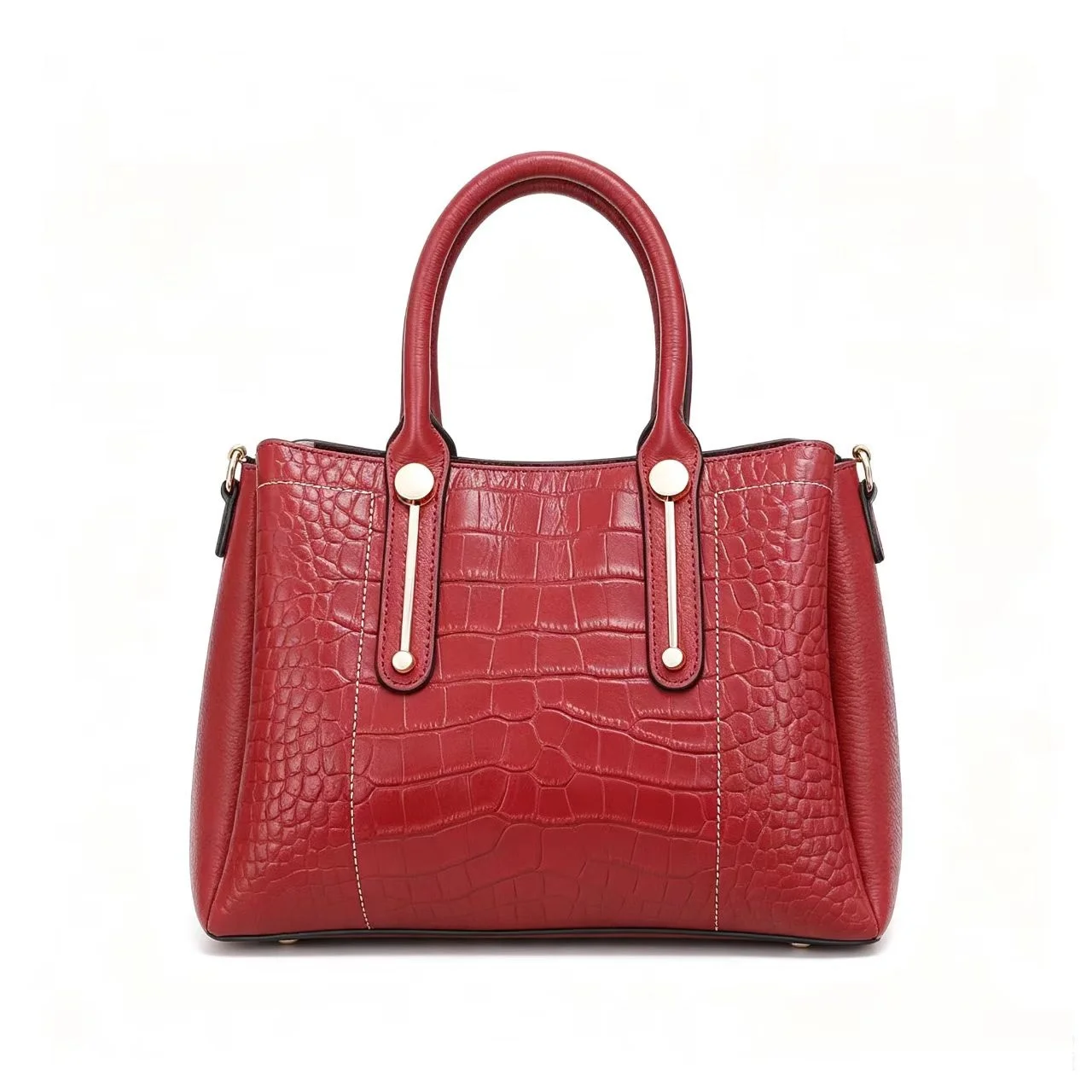 

Alligator Pattern Cow Leather Handbag Women Large Capacity Genuine Leather Tote Bag 2026 Casual Daily Crossbody Shoulder Purse