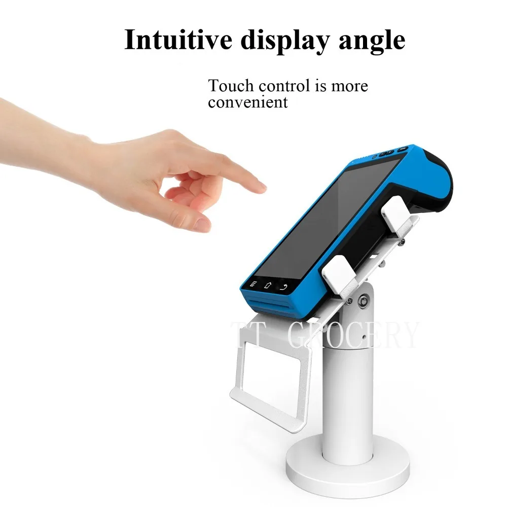 Rotatable Adjustable Pos Machine Stand Pos Display Cashier Display Credit Card Machine Stand Counter Stand