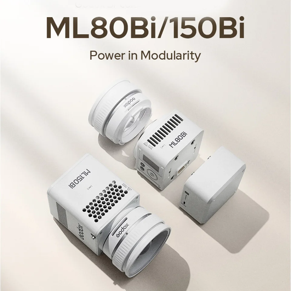 Godox ML80Bi ML150Bi 80W 150W Bi-Color LED Video Light with NFC DMX Fuction for Outdoor Photography Shooting Fill Light