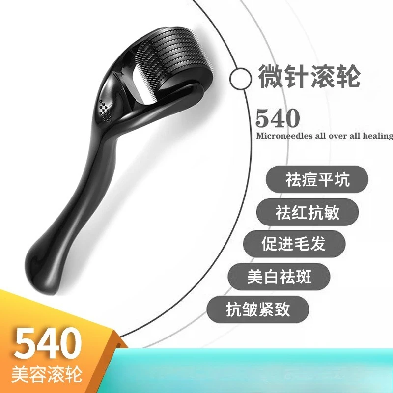 

540 игл для роста волос на лице и теле, ролик Derma для кожи, бороды, 0,2 мм, 0,25 мм, 0,3 мм, игла, инструмент для микролицевого рулета