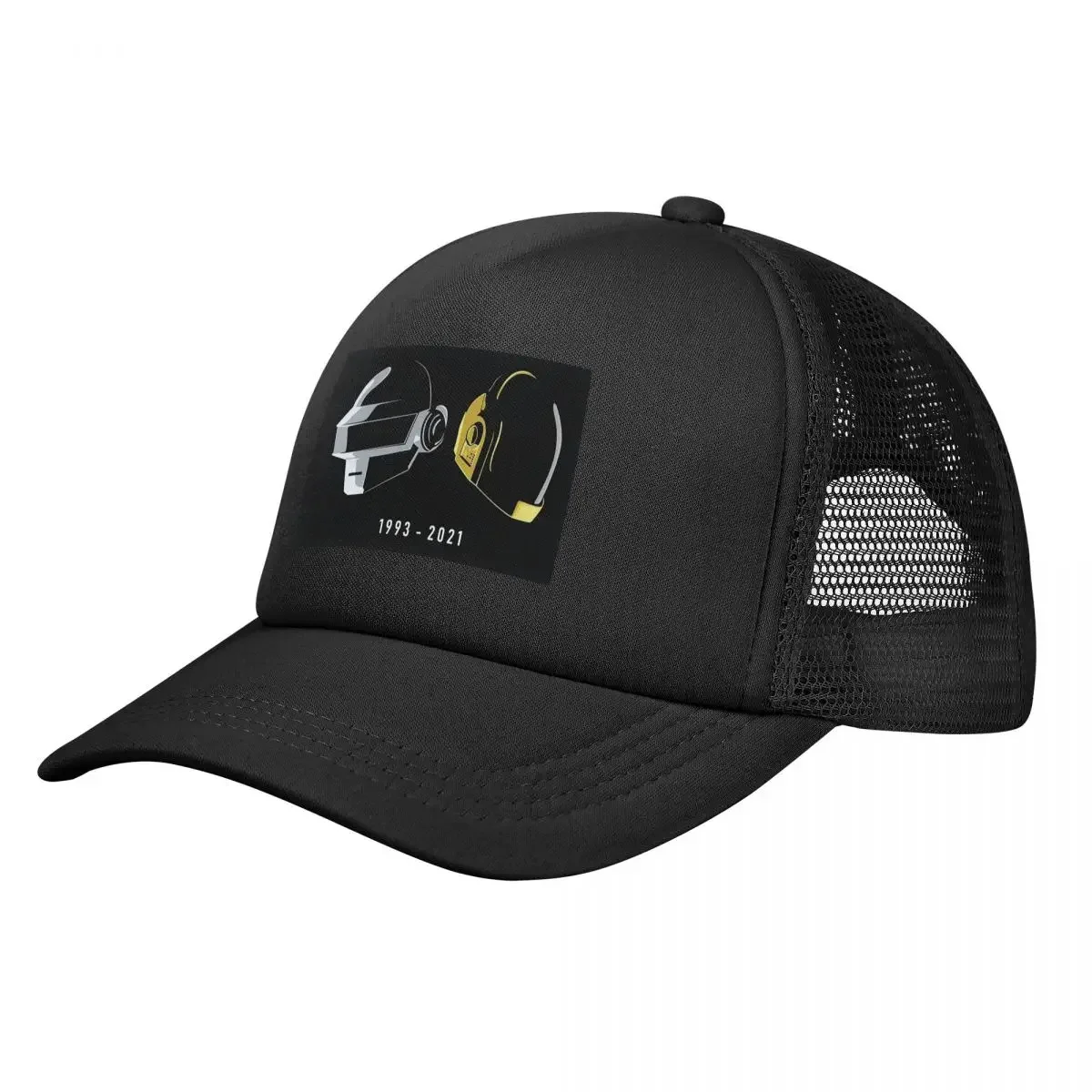 Daft Punk Electronic Music Band Tribute Helmet Art Mesh Baseball Caps Snapback Baseball Hats Breathable Casual Casquette Outdoor