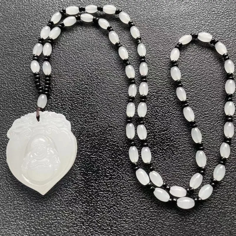 

Love Buddha Jade подвески, ожерелья для мужчин и женщин Yu Pei