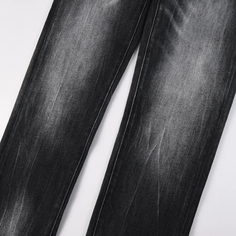 

Мужские джинсы в уличном стиле: рваные, эластичные, зауженные, черно-серые, дизайнерские, в стиле хип-хоп, брендовые брюки Hombre