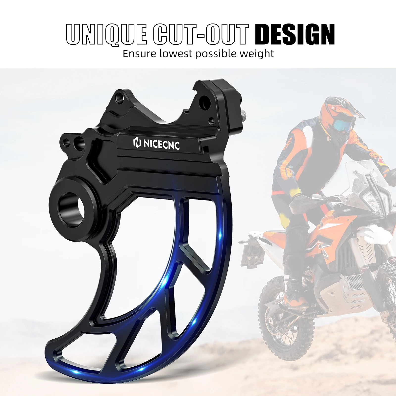 

For 2022-2023 Husqvarna Norden 901 Rear Brake Disc Rotor Guard Protector for KTM 890 Adventure R 21-24 790 Adventure R 19-23