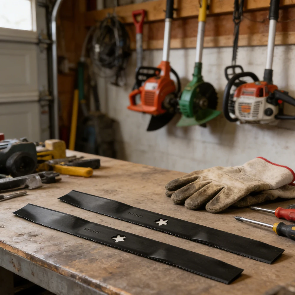 Precision Cutting Lawn Mower Blade Garden Maintenance Long-lasting Construction Sharpened Edges Fits Multiple Models